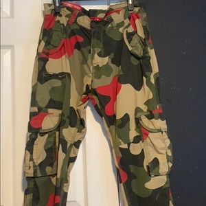 Camo cargos